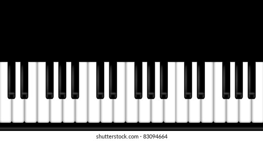 High Resolution Illustration Piano Keyboard Concept Stock Illustration ...