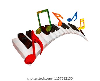 182 Piano keyboard twisted Images, Stock Photos & Vectors | Shutterstock