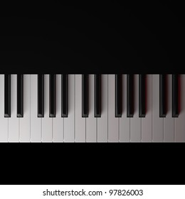 Music Keyboard Top View Background Concept Stock Photo (Edit Now ...