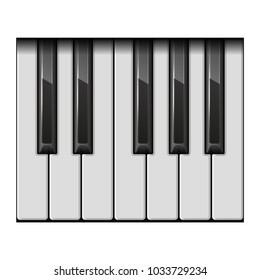 Piano One Octave Keys. 