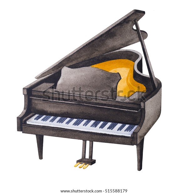 ピアノ 水彩イラスト のイラスト素材 515588179