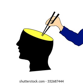 Pick ideas from open  mind