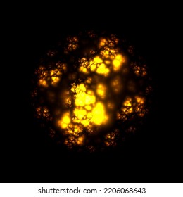 A Picture Of An Abstract Fireball Texture