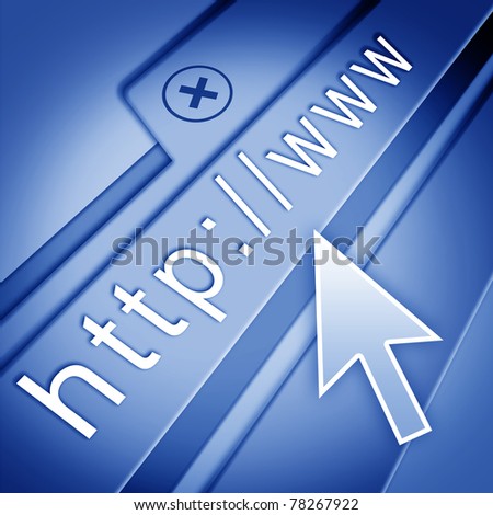 picture of arrow pointing at computer screen