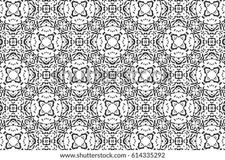 Picture with black and white elements. S