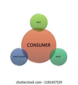  Picture Diagram Of CONSUMER PERCEPTION, Manufacturing And Business Concept