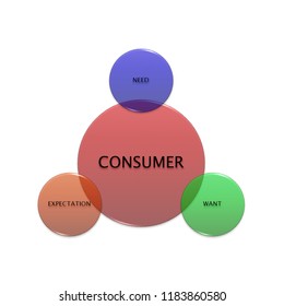  Picture Diagram Of CONSUMER PERCEPTION, Manufacturing And Business Concept