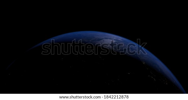 The Picture Of\
Earth Planet 3d representation\
