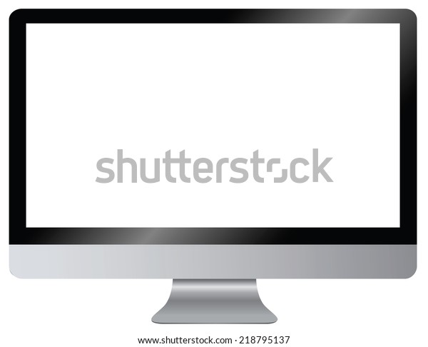 Picture Modern Digital Computer Screen Illustration Stock Illustration ...