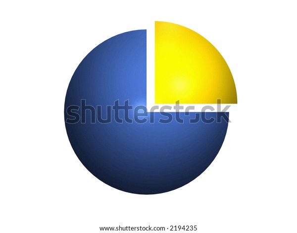 Pie Chart 7525 Highlighted Stock Illustration 2194235 | Shutterstock