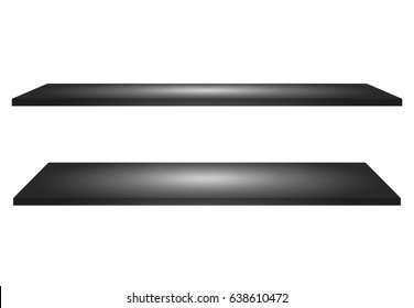 Piece Of Empty Stainless Steel Metal Isolated On White Background, Counter Mock Up Scene For Display Or Montage Of Product.