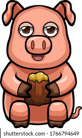 Pig Clipart, Pig PNG, Farm Animals