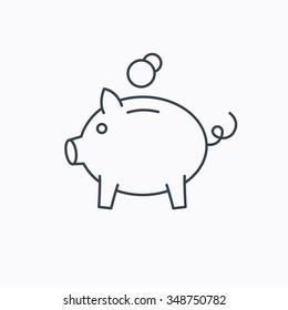 20,701 Piggy bank outline icon Images, Stock Photos & Vectors ...