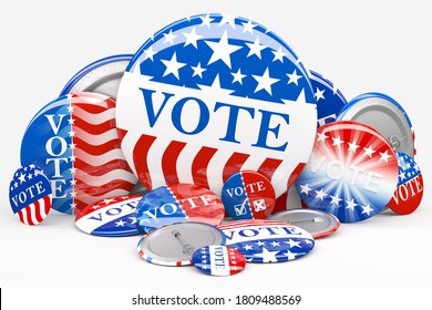 Pile American Red White Blue Vote Stock Illustration 1809488566 ...