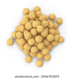 Pile of Cereal Balls - A Fun and Nutritious Breakfast Option for Kids and Adults Alike - Powered by Shutterstock