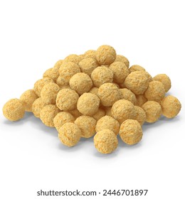 Pile of Cereal Balls - A Fun and Nutritious Breakfast Option for Kids and Adults Alike - Powered by Shutterstock