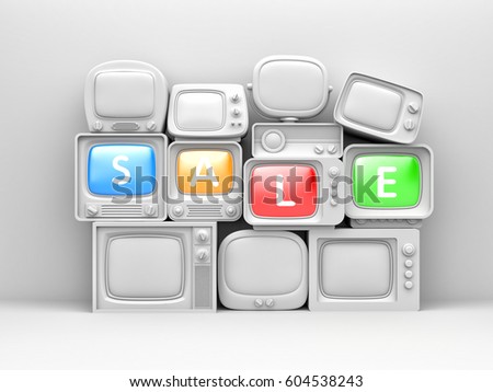 pile retro tv word sale on stock illustration 604538243 shutterstock retro tv for sale