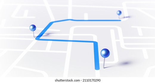 Pin Location Map Travel Road Navigation Marker Of Direction Place Point Icon Or Gps Global Position System Mark Sign And Searching City Route Target Symbol Pointer On Destination 3d Arrow Background.