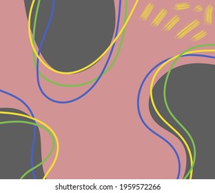 Pink Abstract Background Colorful Can Use For Banner,bussines Card