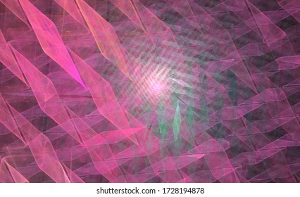 pink abstract background, copyspace for design projects, computer graphics, fantastic art fractal