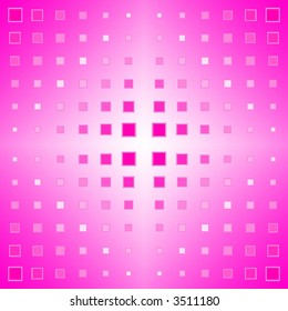 Pink background pattern with squares