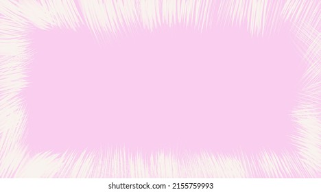 Pink Background With White Dog Fur Border Abstract Background Pastel Aesthetic Color