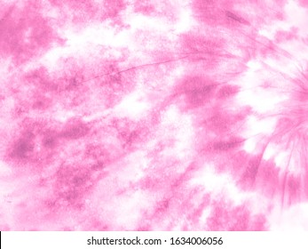 Pink Batik Classic Backgrounds. Violet Cute Background Pink Watercolor Distressed Dyed Background. Flowing Splattered Dye Art. Tie Dye Wet Wash. Abstract Watercolor Ink Art.