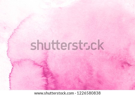 Pink beautiful watercolor background.