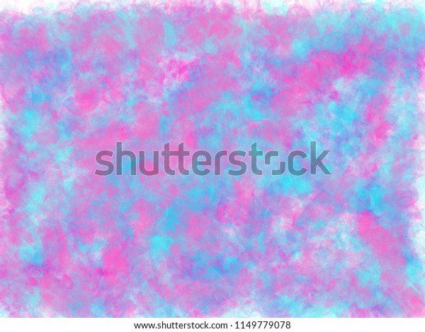 Pink Blue Bubblegum Pastel Background Stock Illustration 1149779078