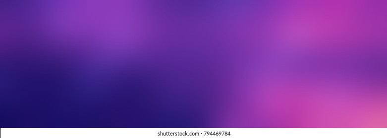 Pink, blue, purple, violet gradient blurred banner. Empty romantic background. Abstract texture.