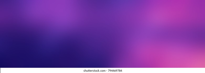 Pink, Blue, Purple, Violet Gradient Blurred Banner. Empty Romantic Background. Abstract Texture.