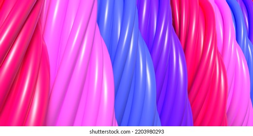 Pink Blue Purple Violet Red Orange Color Palette  Paint Design Background Abstract Pattern Spectrum Rainbow Swatch Creative Texture Print Art Image Graphic Paintbrush Industry Multicolor.3d Render 