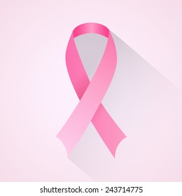 Illustration Vector Breast Cancer Awareness Pink Stock Vector (Royalty ...