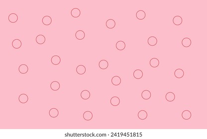Pink bubbles background. Focused on abstract art and developed at different points of creation. Vector illustration. It can be used for various options such as posters, banners and notebooks.