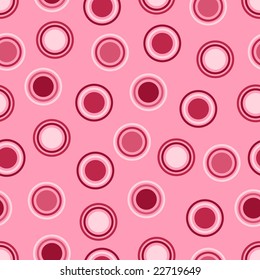 Pink Circles Background