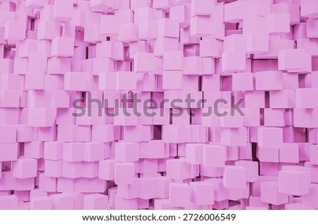 Pink colored blocks as full frame and background