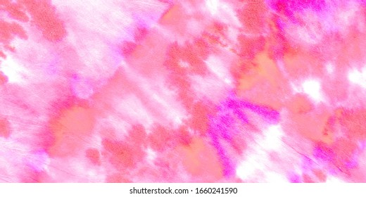 Pink Colors In Water .Watercolor Dirty Splash. Modern Fashion Watercolour. Colors In Water .Light Craft Dirty Background. Artistic Brush Textures. Grungy Decorate Paper. Peach Ilustração Stock