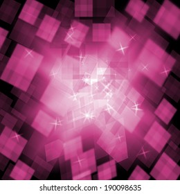 Pink Cubes Background Meaning Girly Style Or Digital Concept