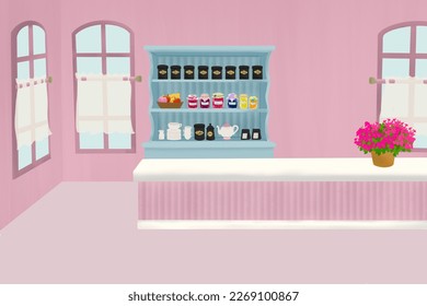 Fondo rosa lindo café