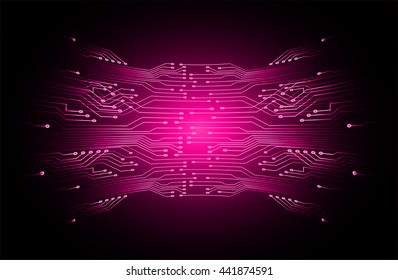 pink Cyber digital data technology background