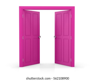 Double Red Door Opening Stock Illustrations Images Vectors Shutterstock