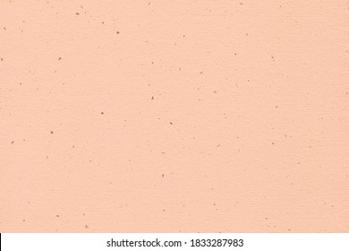 Pink Earthy Blush Texture. Peachy Handcrafted Background With Dots And Flakes.	