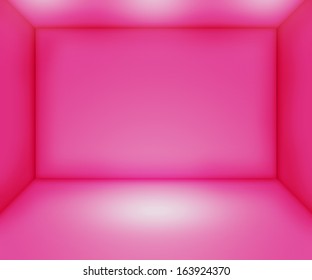 Pink Empty Room Backdrop