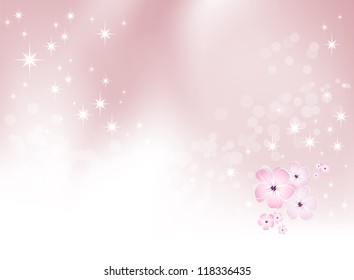 Pink flower background - Powered by Shutterstock