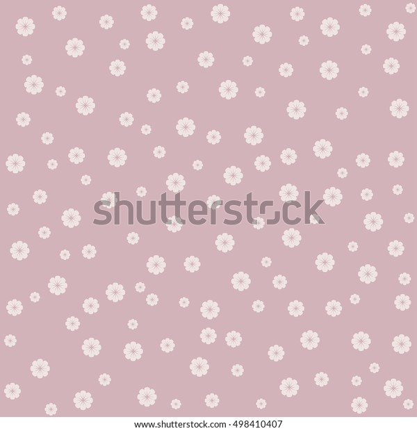 Pink Flower Pattern Stock Illustration 498410407 | Shutterstock