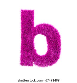 Pink Fur Lowercase Letter B Stock Illustration 67491499 | Shutterstock