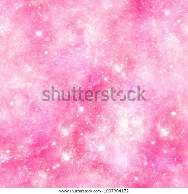 ピンクの銀河系宇宙プリント のイラスト素材