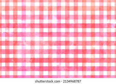 Pink Gingham Check That Can Be Used As A Background