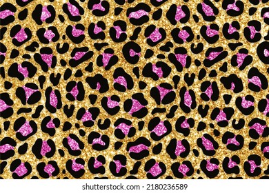 Pink Glam Animals Skin Texture Background