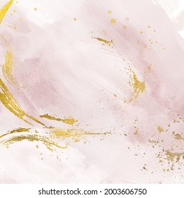Pink Gold Background Glamorous Dusty Pastel Stock Illustration ...
